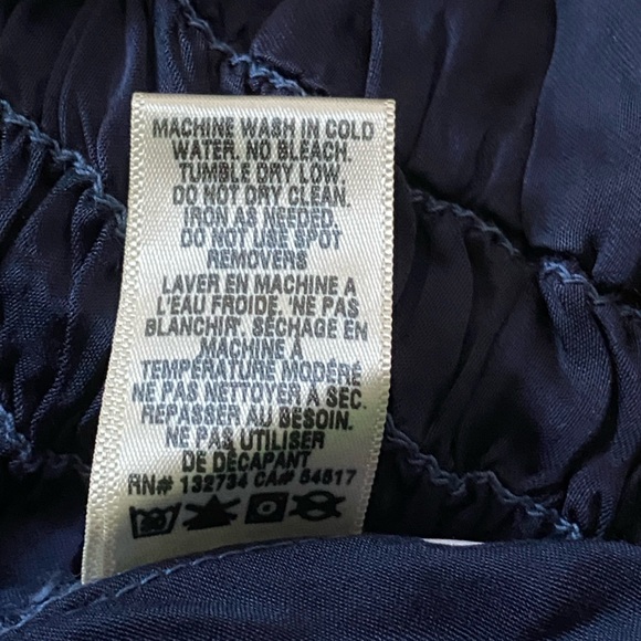 BELLA DAHL • Smocked Mini Dress • Navy Blue - Picture 11 of 13